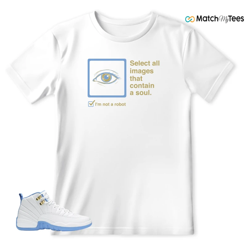 reCAPTCHA White matching T-shirt T-shirt