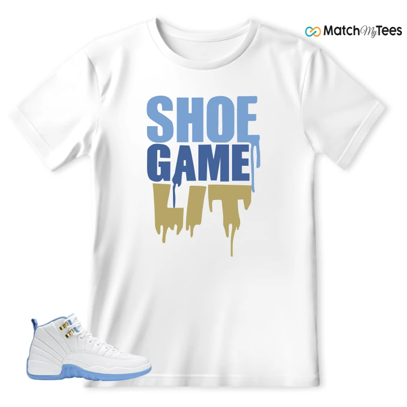 Shoe Game Lit White matching T-shirt T-shirt