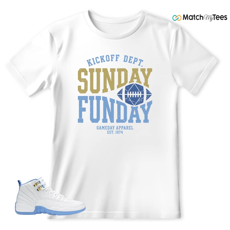 Sunday White matching T-shirt T-shirt