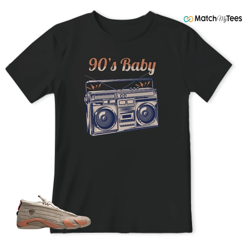 NIKE JORDAN 14 RETRO LOW CLOT TERRA BLUSH SNEAKER Matching Tees t-shirt