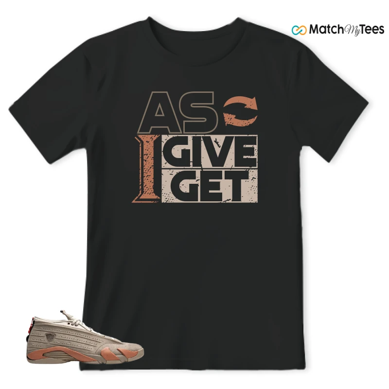 NIKE JORDAN 14 RETRO LOW CLOT TERRA BLUSH SNEAKER Matching Tees t-shirt