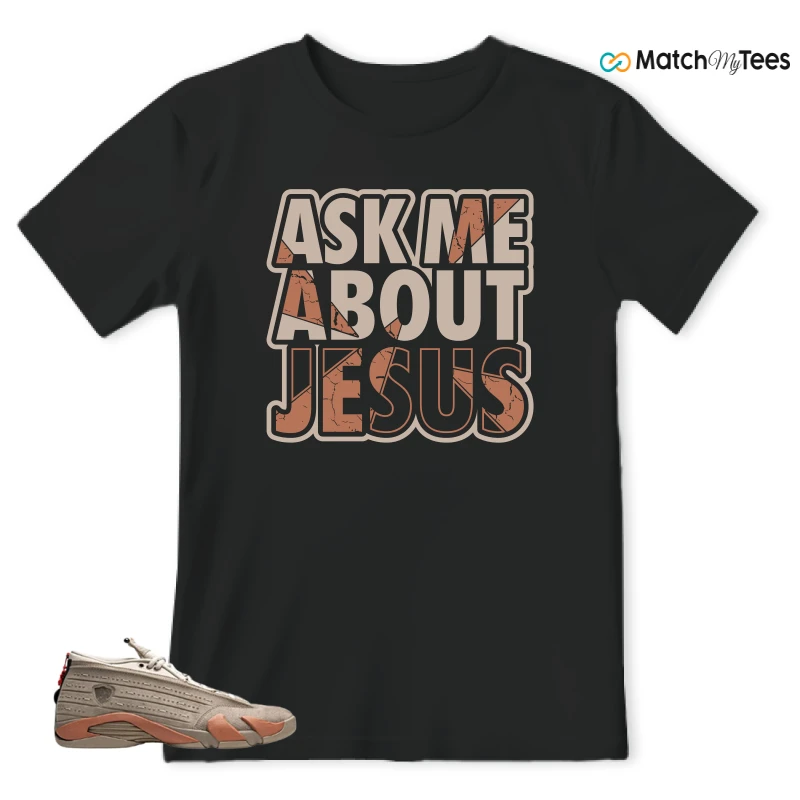 NIKE JORDAN 14 RETRO LOW CLOT TERRA BLUSH SNEAKER Matching Tees t-shirt