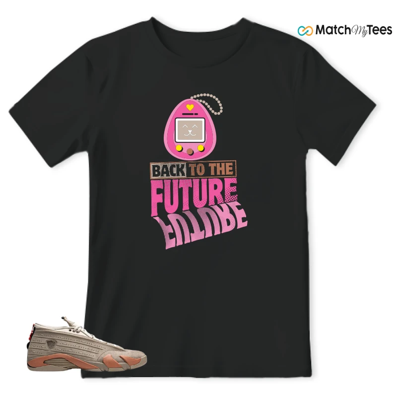 NIKE JORDAN 14 RETRO LOW CLOT TERRA BLUSH SNEAKER Matching Tees t-shirt