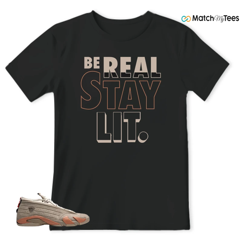 NIKE JORDAN 14 RETRO LOW CLOT TERRA BLUSH SNEAKER Matching Tees t-shirt