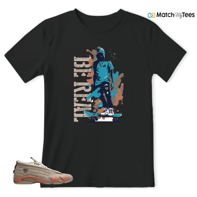 NIKE JORDAN 14 RETRO LOW CLOT TERRA BLUSH SNEAKER Matching Tees t-shirt