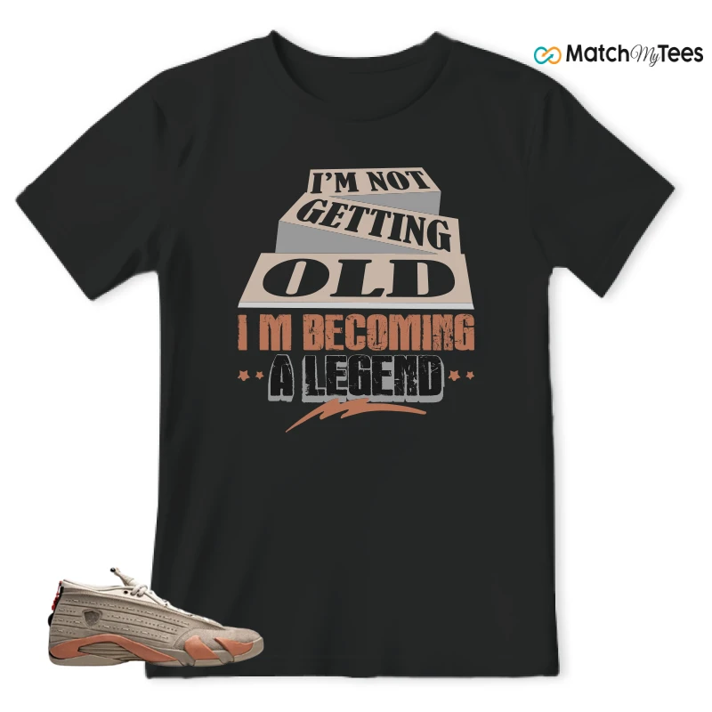 NIKE JORDAN 14 RETRO LOW CLOT TERRA BLUSH SNEAKER Matching Tees t-shirt