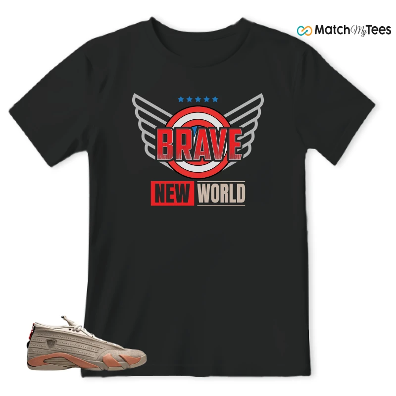 NIKE JORDAN 14 RETRO LOW CLOT TERRA BLUSH SNEAKER Matching Tees t-shirt