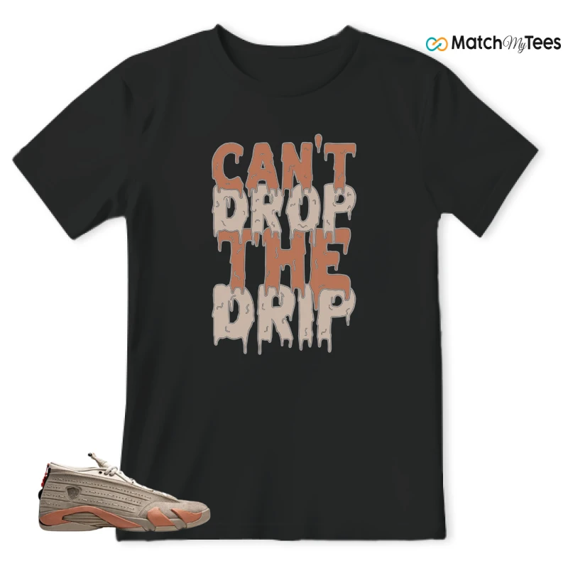NIKE JORDAN 14 RETRO LOW CLOT TERRA BLUSH SNEAKER Matching Tees t-shirt