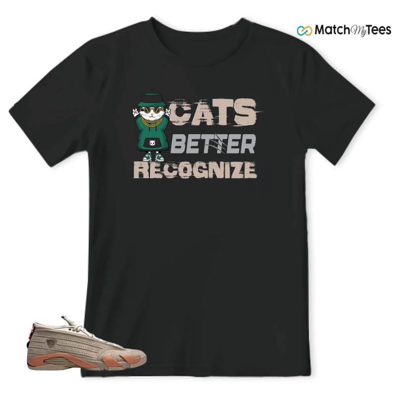 NIKE JORDAN 14 RETRO LOW CLOT TERRA BLUSH SNEAKER Matching Tees t-shirt