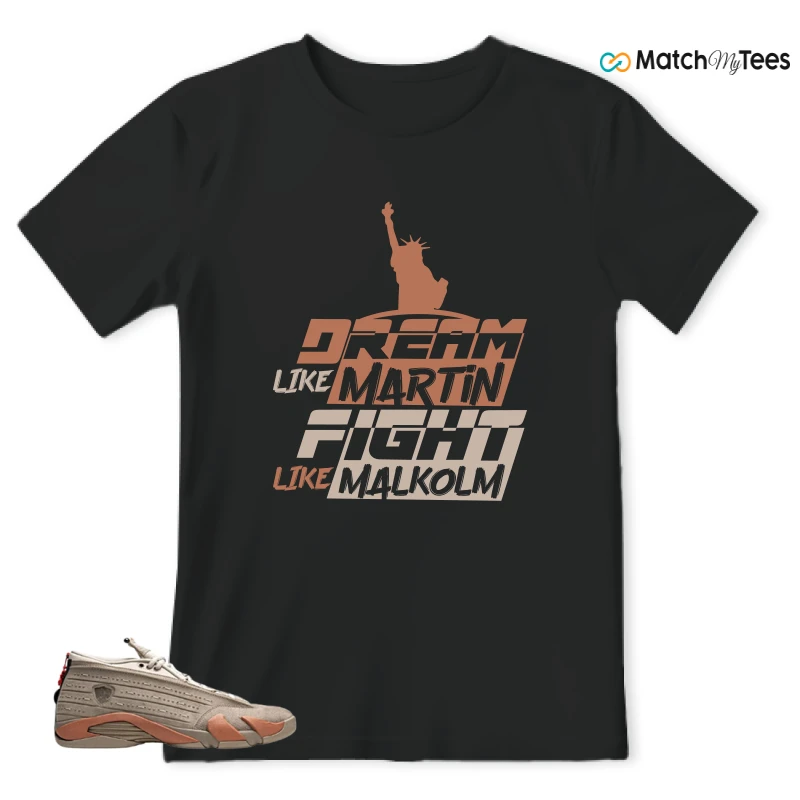 NIKE JORDAN 14 RETRO LOW CLOT TERRA BLUSH SNEAKER Matching Tees t-shirt