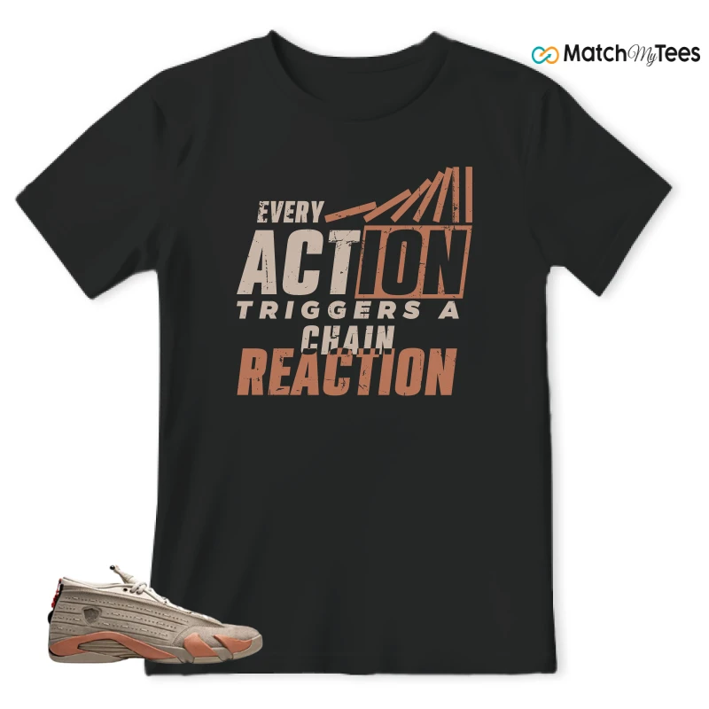 NIKE JORDAN 14 RETRO LOW CLOT TERRA BLUSH SNEAKER Matching Tees t-shirt