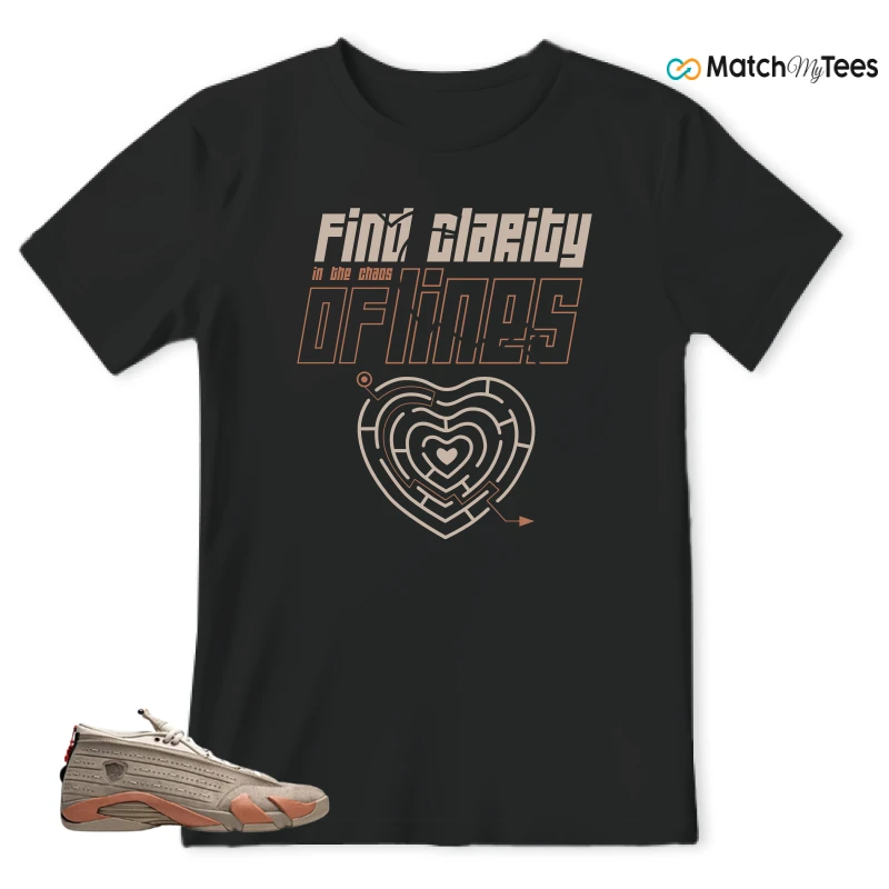 NIKE JORDAN 14 RETRO LOW CLOT TERRA BLUSH SNEAKER Matching Tees t-shirt