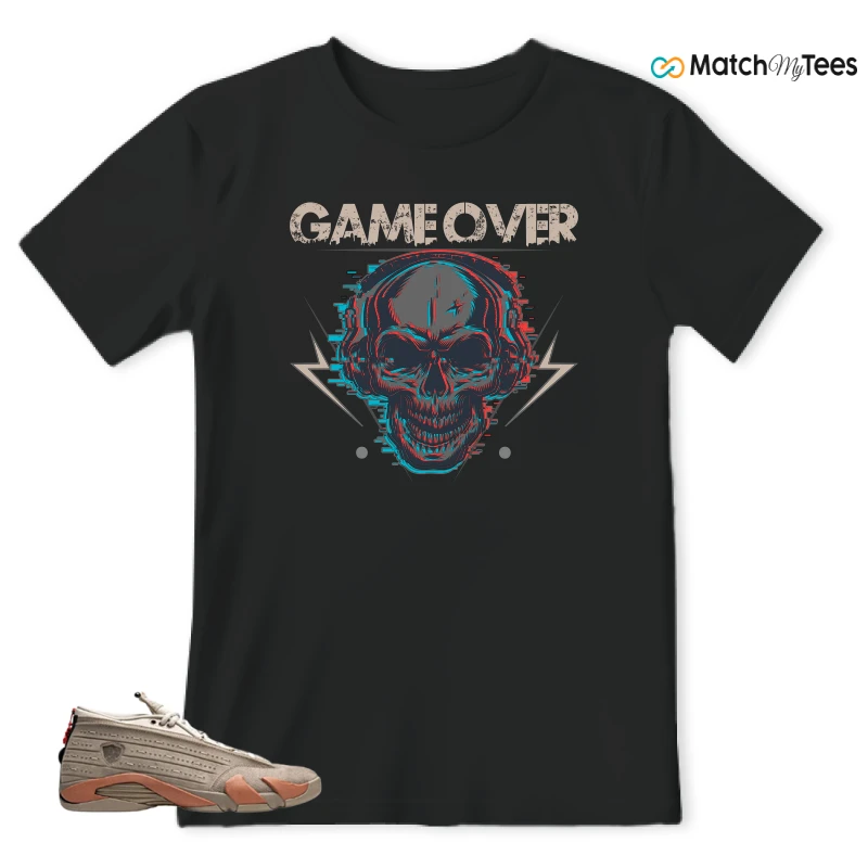NIKE JORDAN 14 RETRO LOW CLOT TERRA BLUSH SNEAKER Matching Tees t-shirt