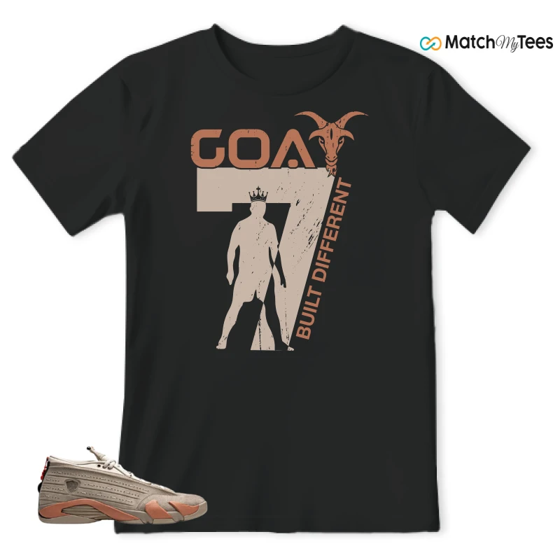 NIKE JORDAN 14 RETRO LOW CLOT TERRA BLUSH SNEAKER Matching Tees t-shirt