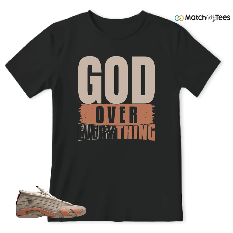 NIKE JORDAN 14 RETRO LOW CLOT TERRA BLUSH SNEAKER Matching Tees t-shirt