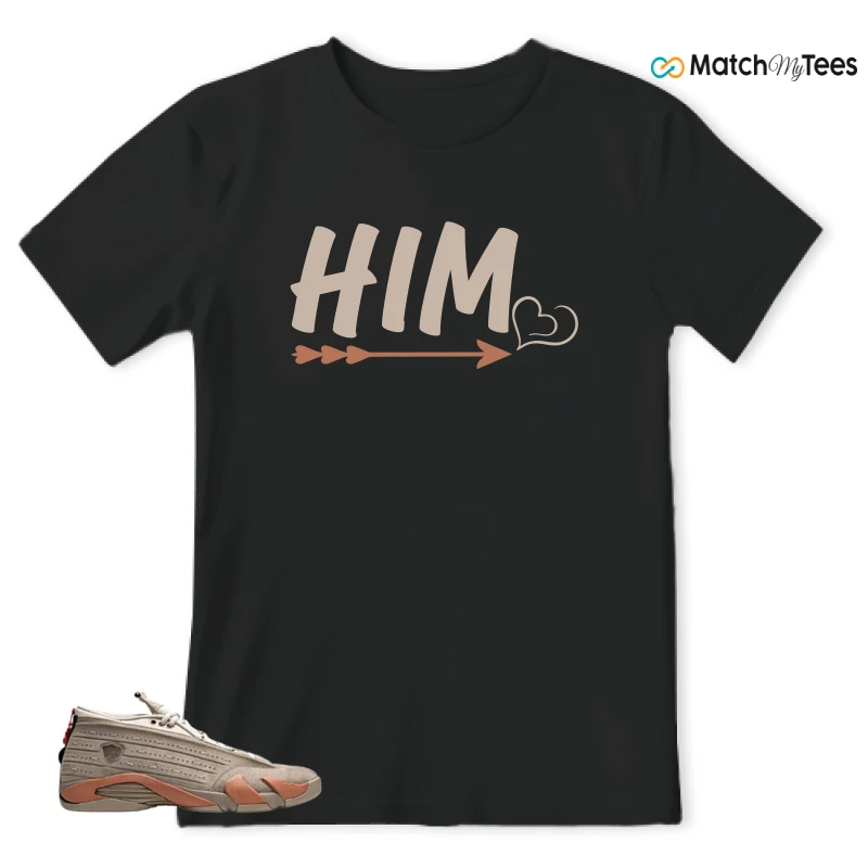 NIKE JORDAN 14 RETRO LOW CLOT TERRA BLUSH SNEAKER Matching Tees t-shirt