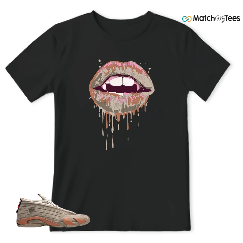 NIKE JORDAN 14 RETRO LOW CLOT TERRA BLUSH SNEAKER Matching Tees t-shirt