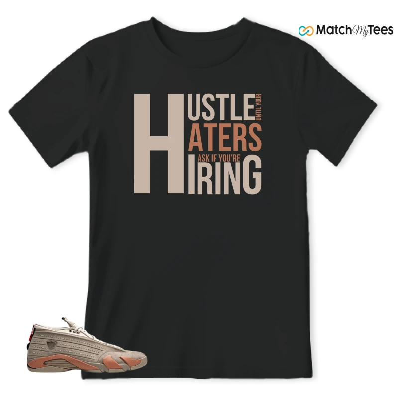 NIKE JORDAN 14 RETRO LOW CLOT TERRA BLUSH SNEAKER Matching Tees t-shirt