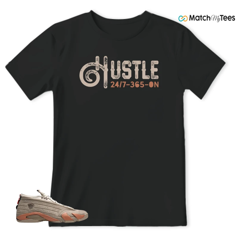 NIKE JORDAN 14 RETRO LOW CLOT TERRA BLUSH SNEAKER Matching Tees t-shirt