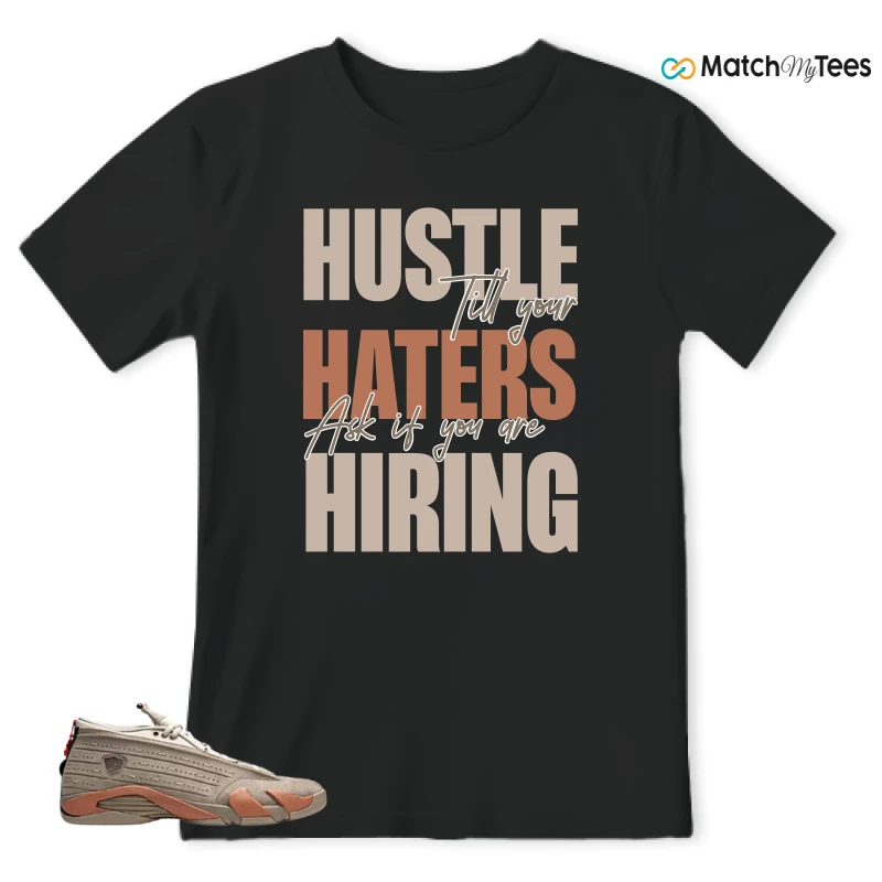 NIKE JORDAN 14 RETRO LOW CLOT TERRA BLUSH SNEAKER Matching Tees t-shirt