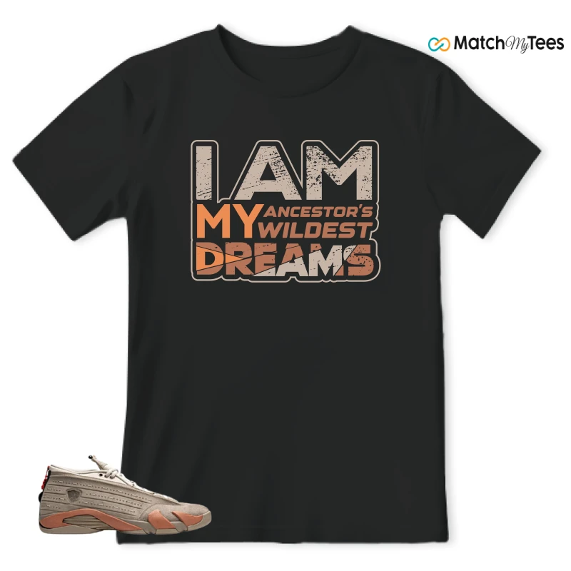 NIKE JORDAN 14 RETRO LOW CLOT TERRA BLUSH SNEAKER Matching Tees t-shirt