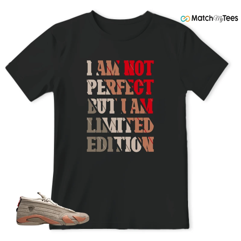 I Am Not Perfect Black matching T-shirt T-shirt