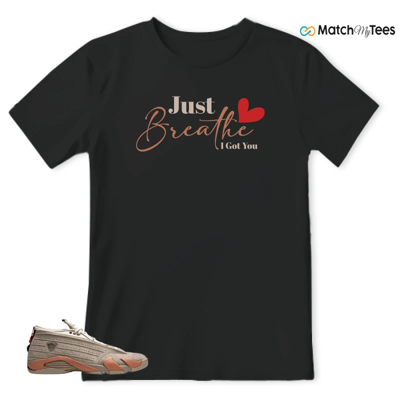 NIKE JORDAN 14 RETRO LOW CLOT TERRA BLUSH SNEAKER Matching Tees t-shirt
