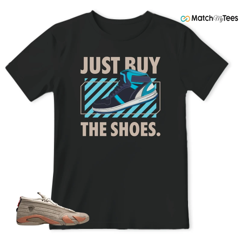 NIKE JORDAN 14 RETRO LOW CLOT TERRA BLUSH SNEAKER Matching Tees t-shirt