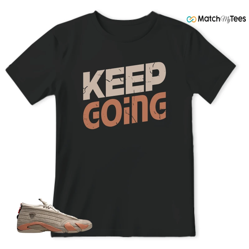 NIKE JORDAN 14 RETRO LOW CLOT TERRA BLUSH SNEAKER Matching Tees t-shirt