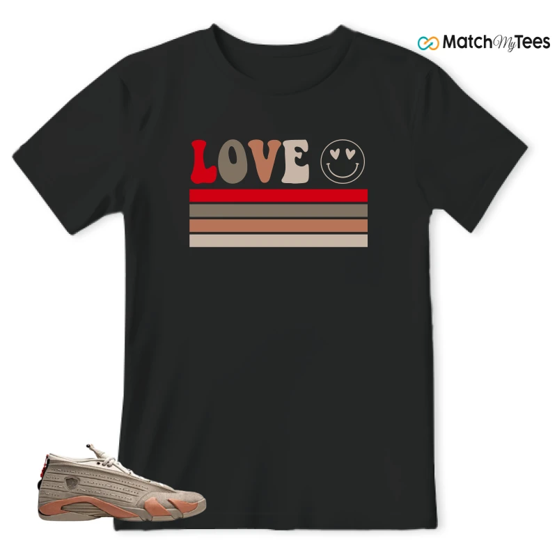 L O V E Black matching T-shirt T-shirt