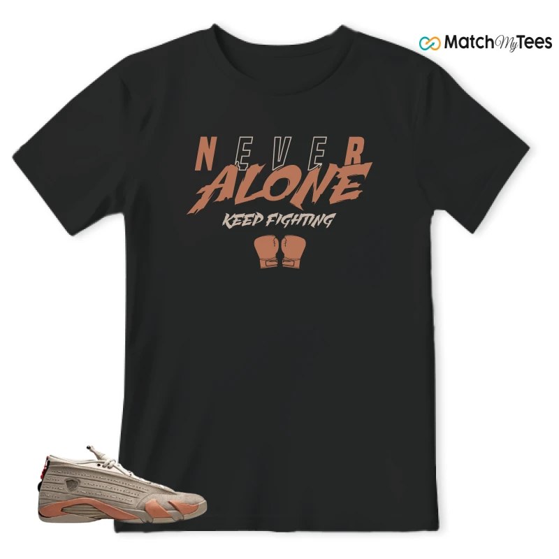NIKE JORDAN 14 RETRO LOW CLOT TERRA BLUSH SNEAKER Matching Tees t-shirt