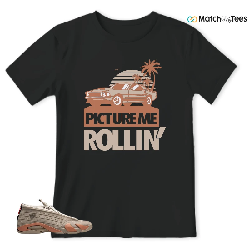 NIKE JORDAN 14 RETRO LOW CLOT TERRA BLUSH SNEAKER Matching Tees t-shirt