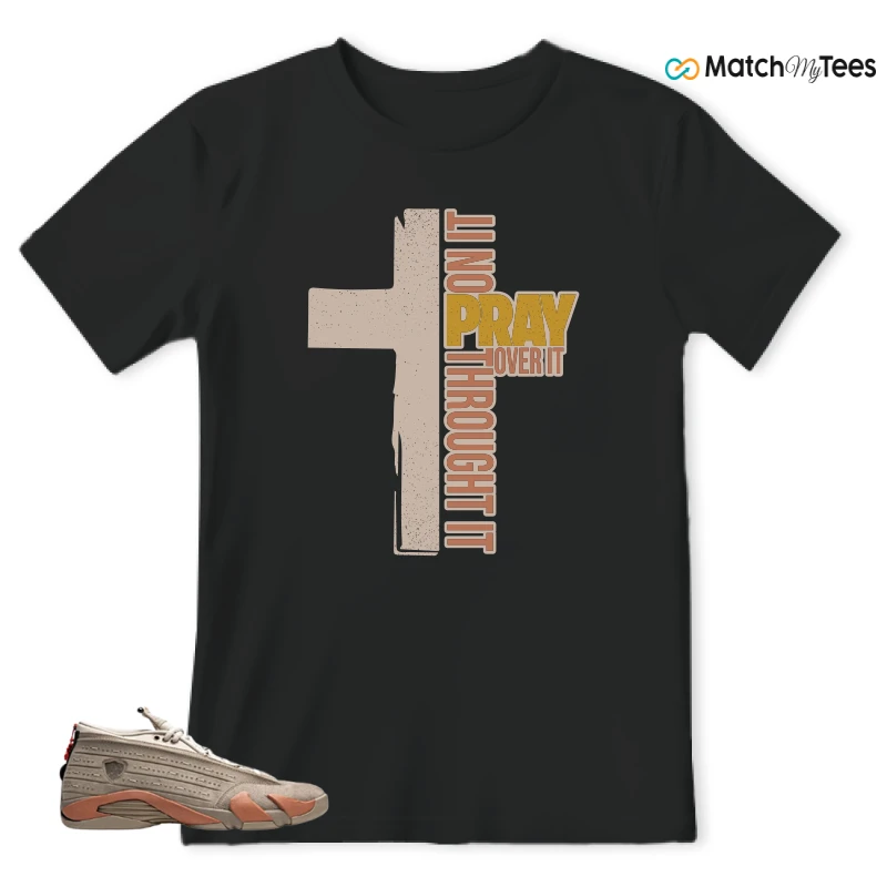 NIKE JORDAN 14 RETRO LOW CLOT TERRA BLUSH SNEAKER Matching Tees t-shirt