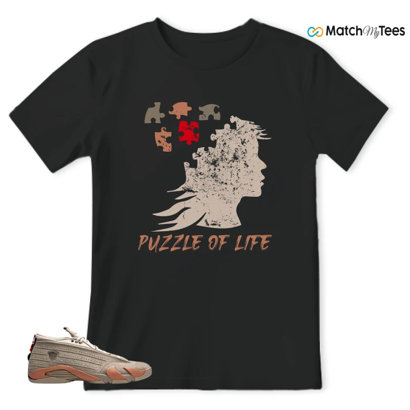 NIKE JORDAN 14 RETRO LOW CLOT TERRA BLUSH SNEAKER Matching Tees t-shirt