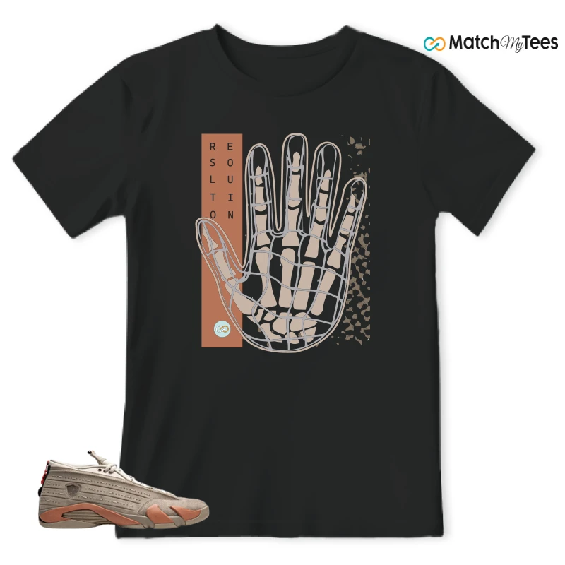 NIKE JORDAN 14 RETRO LOW CLOT TERRA BLUSH SNEAKER Matching Tees t-shirt