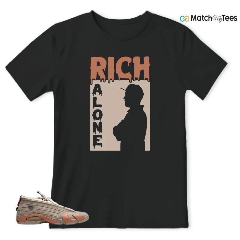 NIKE JORDAN 14 RETRO LOW CLOT TERRA BLUSH SNEAKER Matching Tees t-shirt