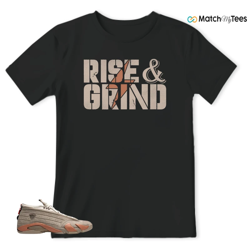 NIKE JORDAN 14 RETRO LOW CLOT TERRA BLUSH SNEAKER Matching Tees t-shirt
