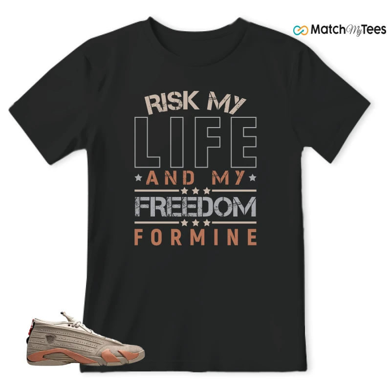 NIKE JORDAN 14 RETRO LOW CLOT TERRA BLUSH SNEAKER Matching Tees t-shirt