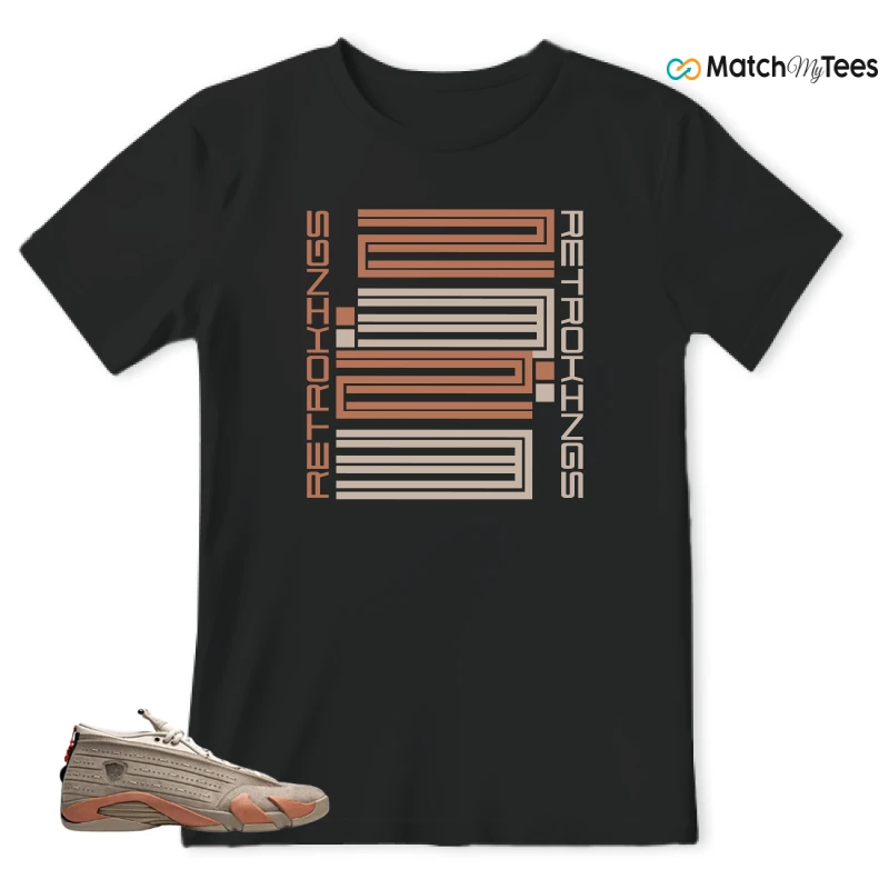 NIKE JORDAN 14 RETRO LOW CLOT TERRA BLUSH SNEAKER Matching Tees t-shirt