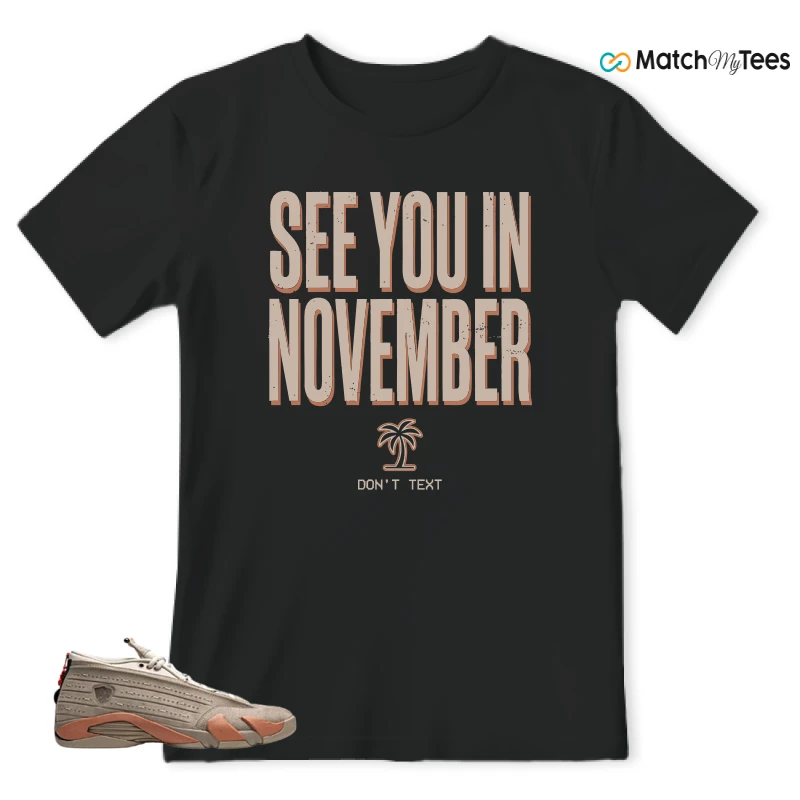 See You Black matching T-shirt T-shirt