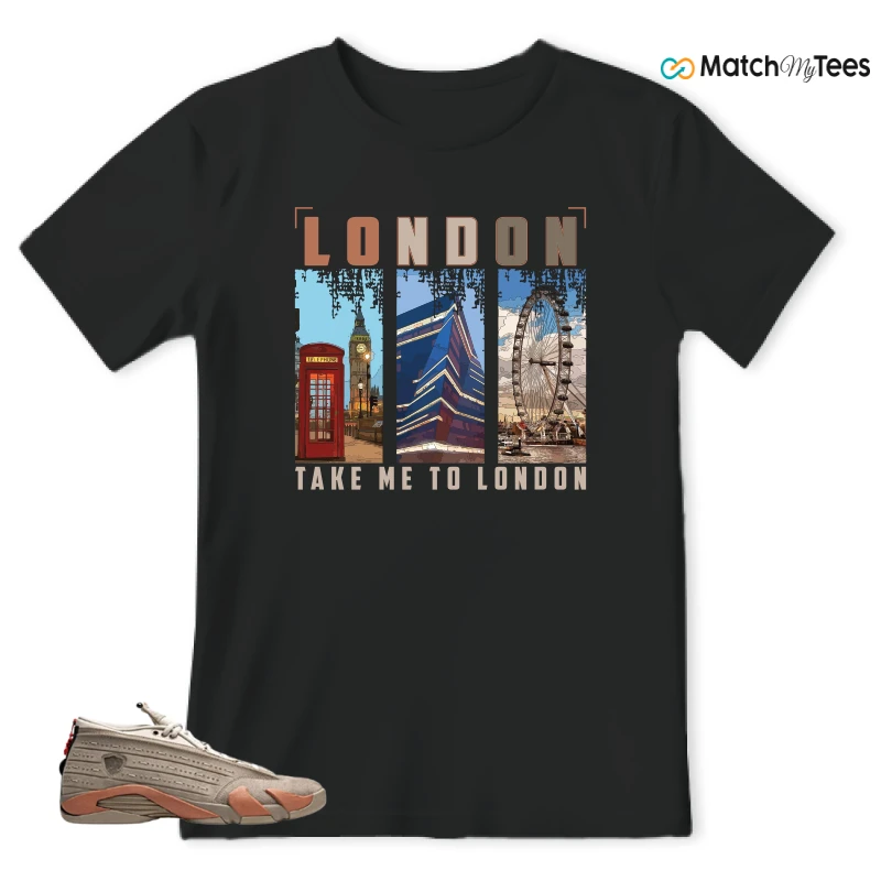 NIKE JORDAN 14 RETRO LOW CLOT TERRA BLUSH SNEAKER Matching Tees t-shirt