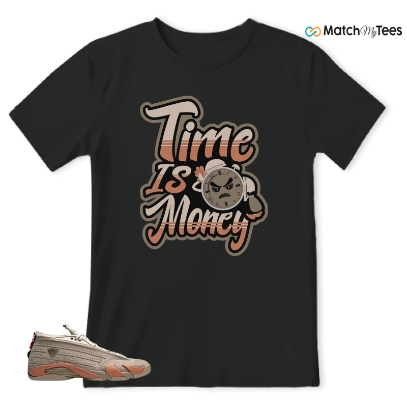 NIKE JORDAN 14 RETRO LOW CLOT TERRA BLUSH SNEAKER Matching Tees t-shirt