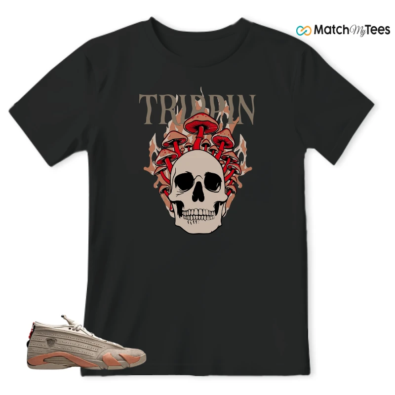 NIKE JORDAN 14 RETRO LOW CLOT TERRA BLUSH SNEAKER Matching Tees t-shirt