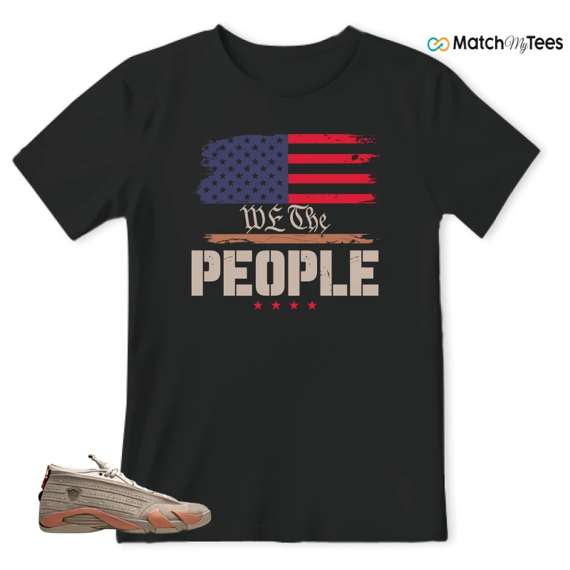 NIKE JORDAN 14 RETRO LOW CLOT TERRA BLUSH SNEAKER Matching Tees t-shirt