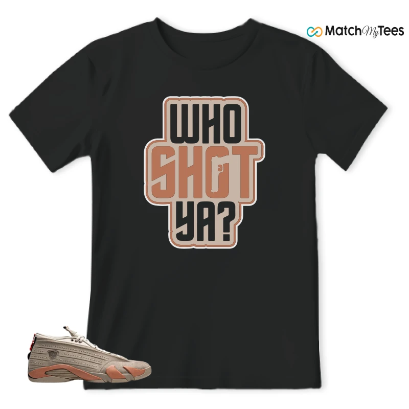 NIKE JORDAN 14 RETRO LOW CLOT TERRA BLUSH SNEAKER Matching Tees t-shirt
