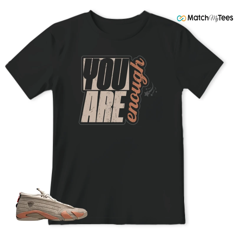 NIKE JORDAN 14 RETRO LOW CLOT TERRA BLUSH SNEAKER Matching Tees t-shirt