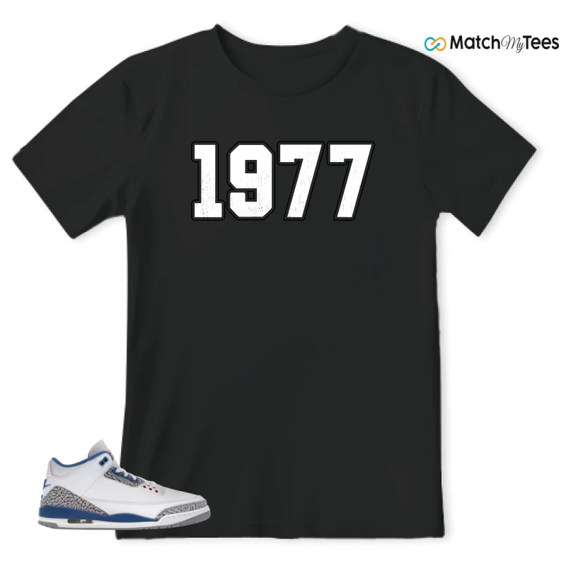 NIKE JORDAN 3 RETRO TRUE BLUE (2026) SNEAKER Matching Tees t-shirt