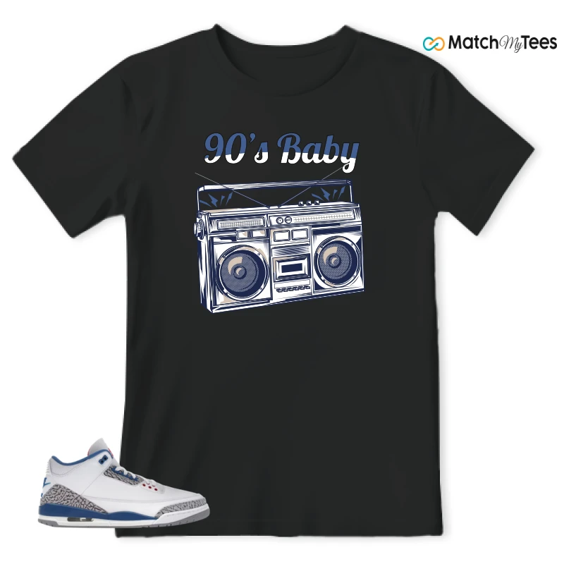 NIKE JORDAN 3 RETRO TRUE BLUE (2026) SNEAKER Matching Tees t-shirt