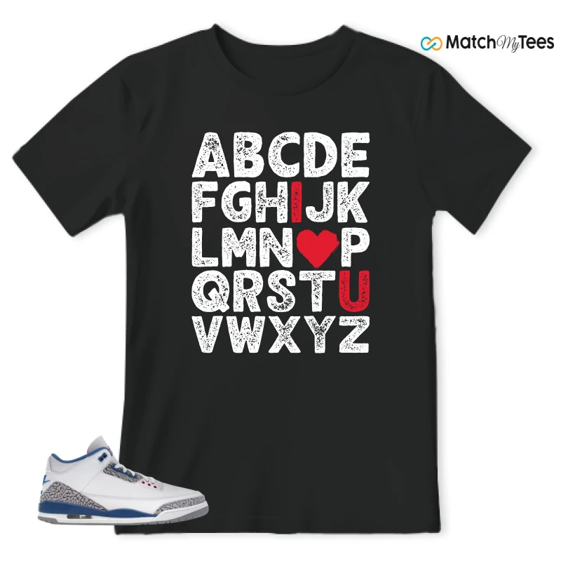 NIKE JORDAN 3 RETRO TRUE BLUE (2026) SNEAKER Matching Tees t-shirt