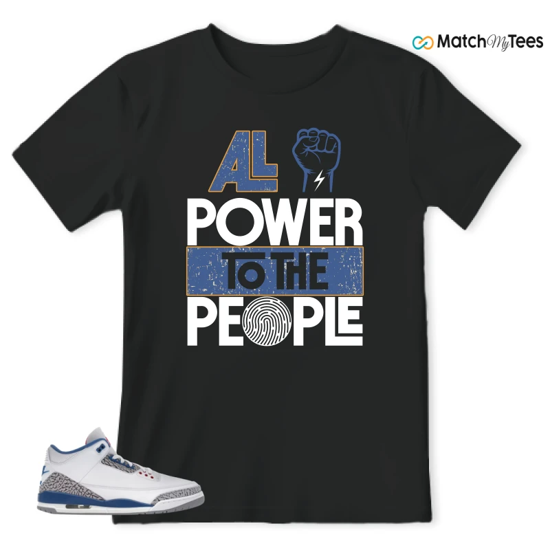 NIKE JORDAN 3 RETRO TRUE BLUE (2026) SNEAKER Matching Tees t-shirt